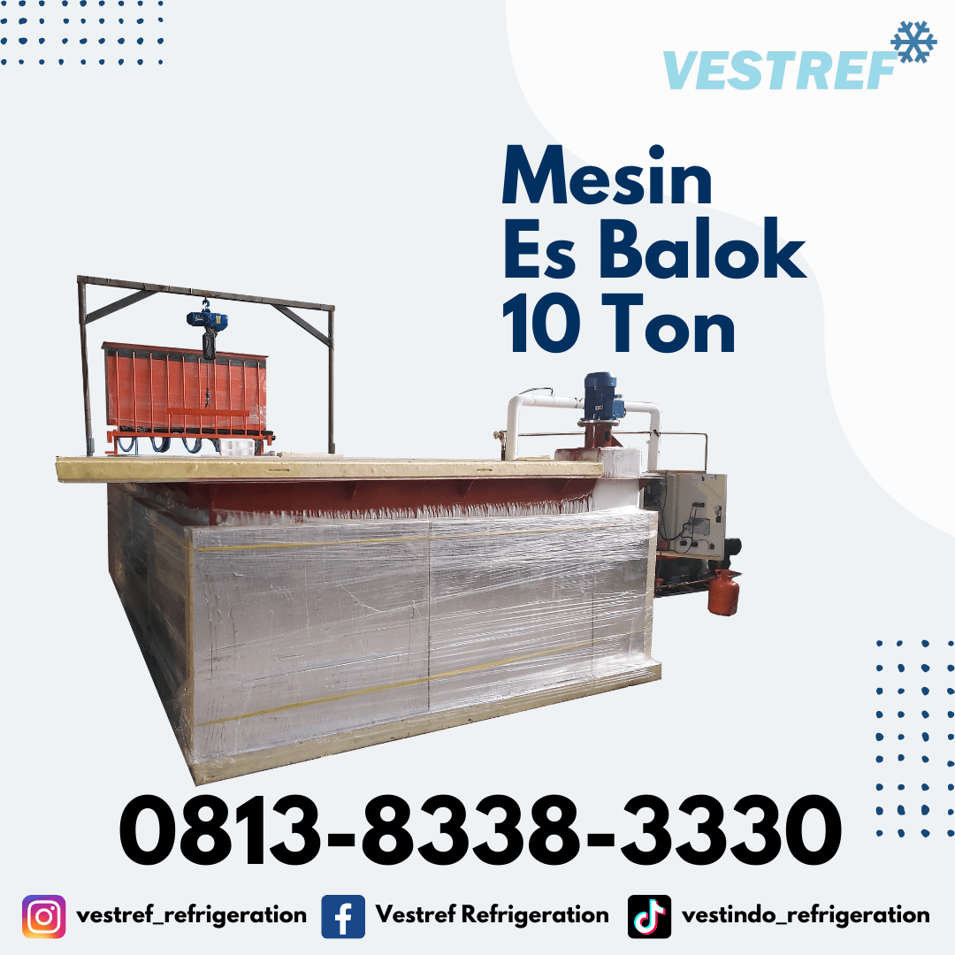 Mesin es balok kapasitas 10 Ton
