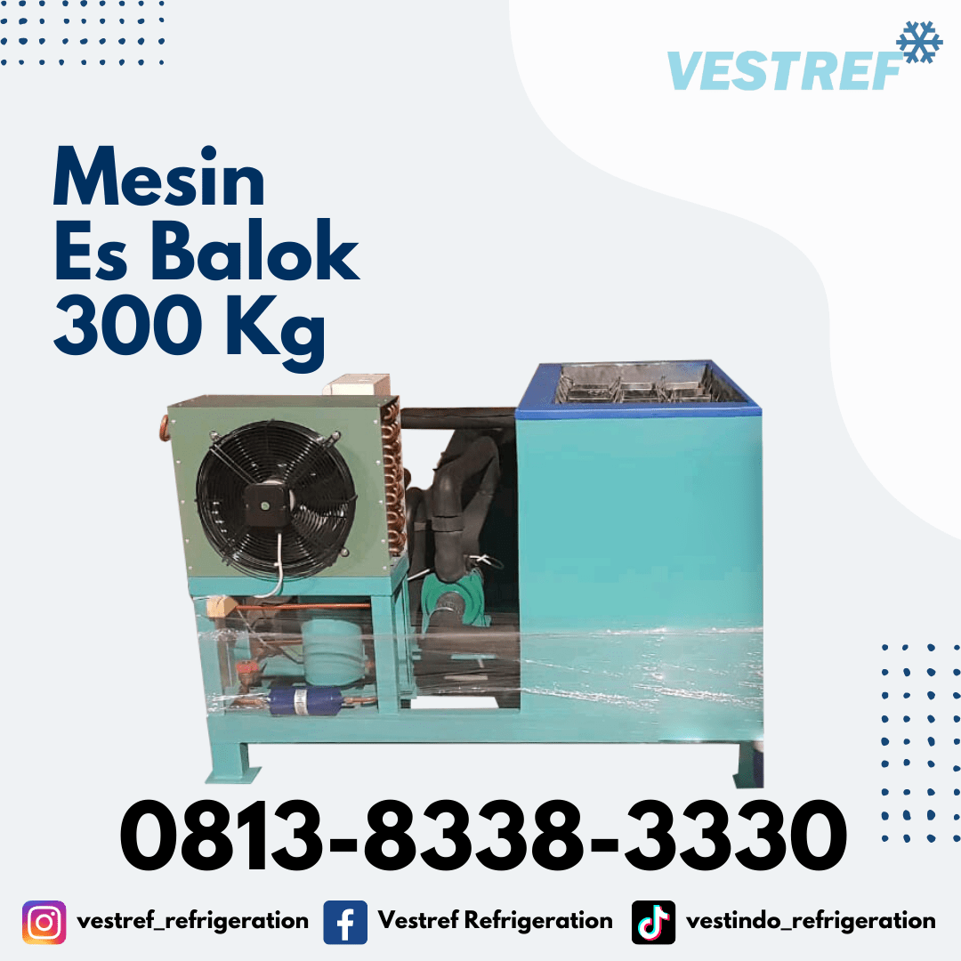 Mesin es balok kapasitas 300 kg