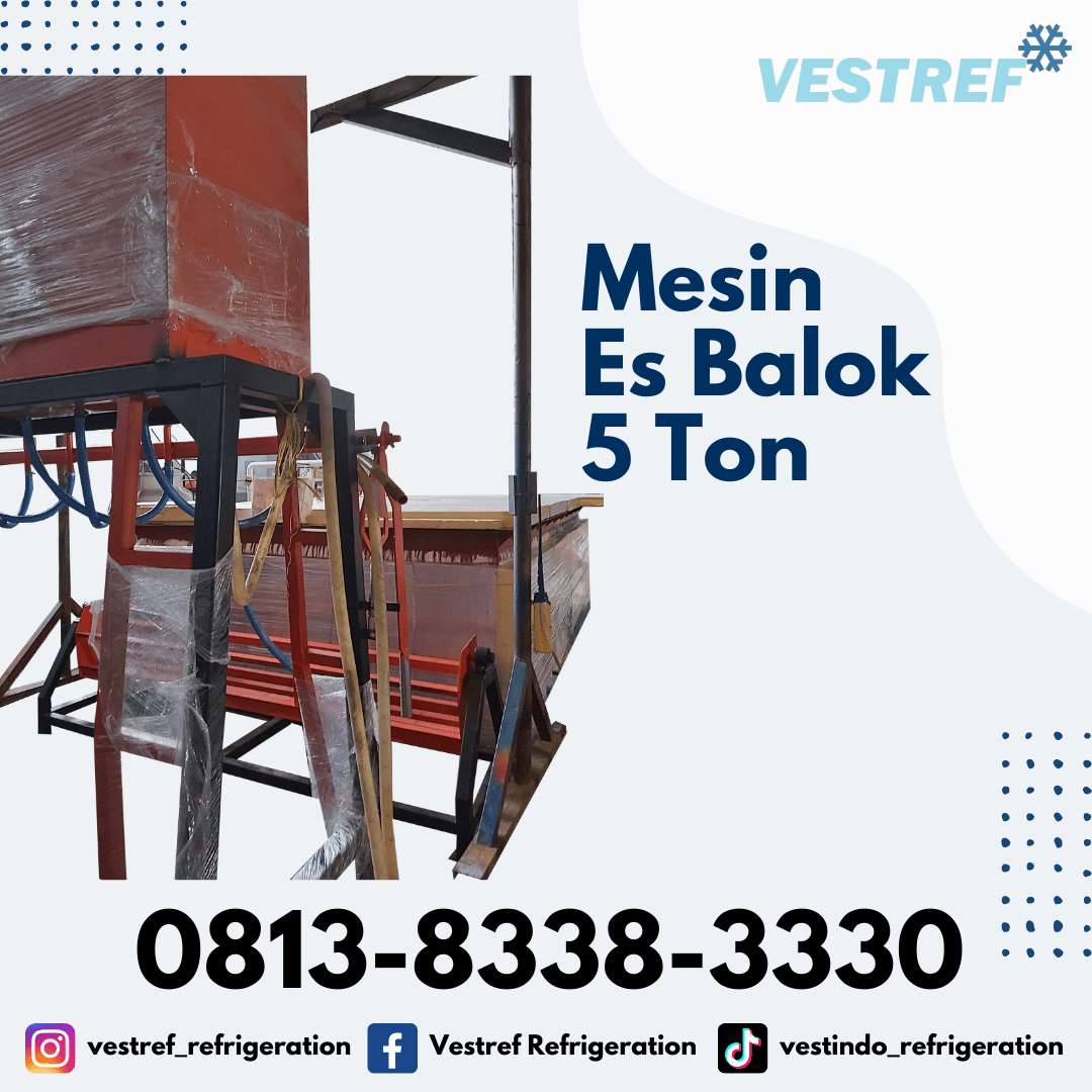 Mesin es balok kapasitas 5 Ton
